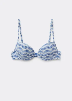 Haut de Maillot de Bain Push-Up Rembourré Water Reflection