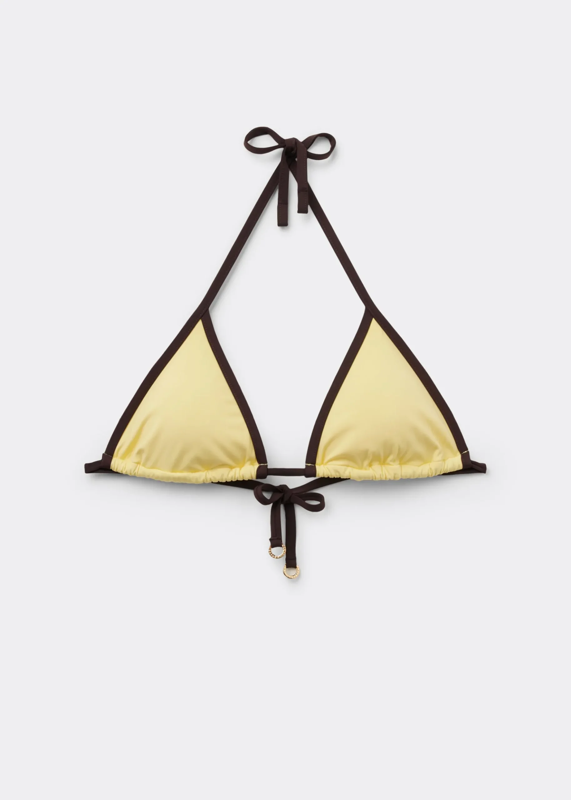 Haut de maillot triangle Bicolor Piping