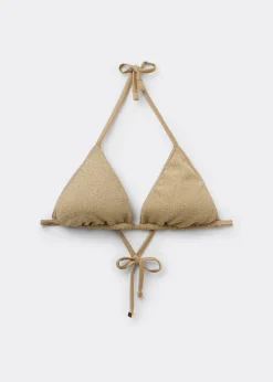 Haut de maillot triangle Metallic Glow