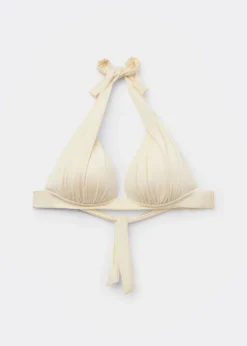 Haut de maillot triangle rembourré progressif Shiny Satin
