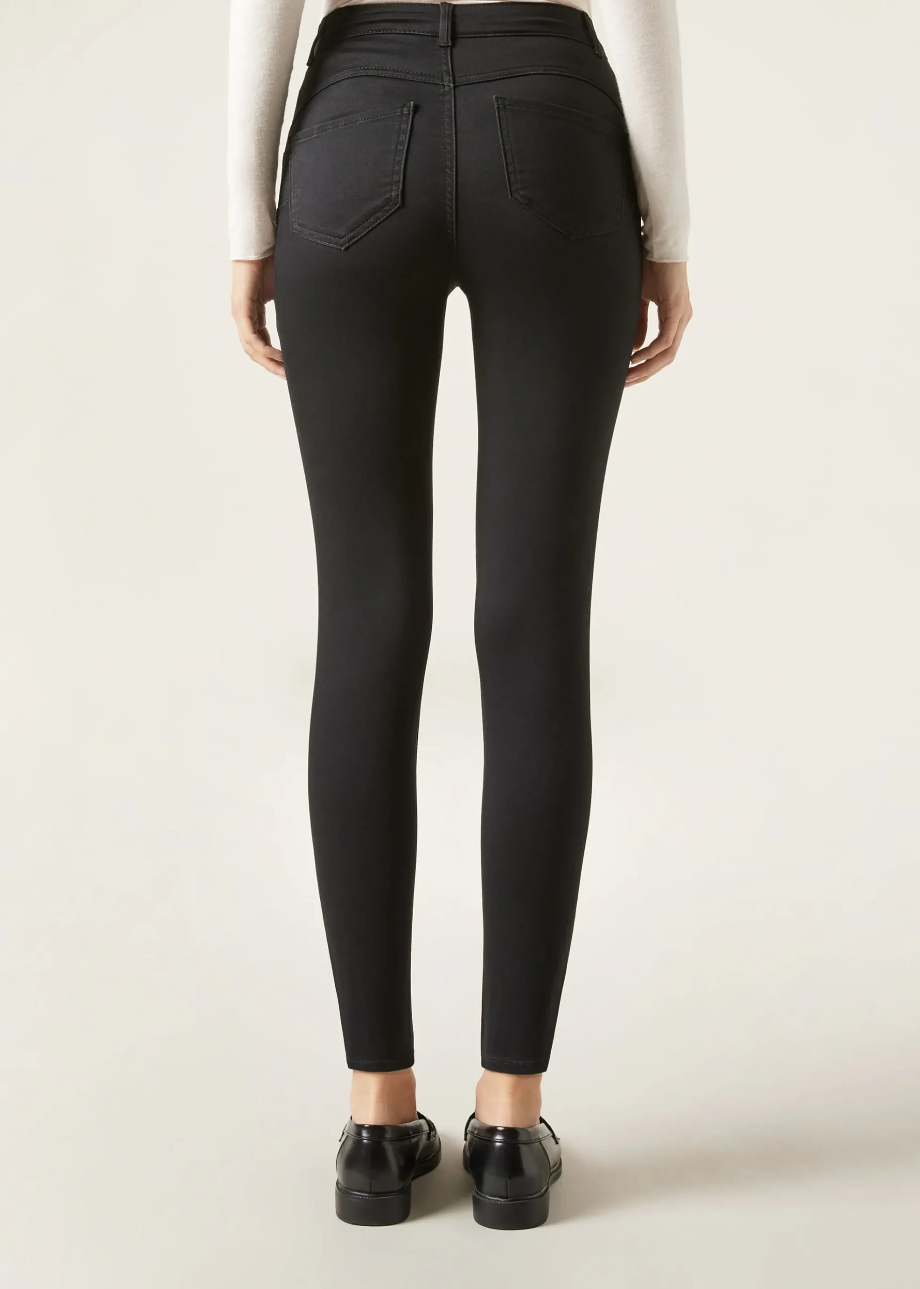 Jeans push-up skinny taille haute Soft Touch
