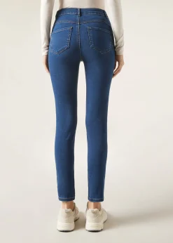 Jeans push-up skinny taille haute Soft Touch