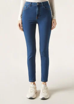 Jeans push-up skinny taille haute Soft Touch