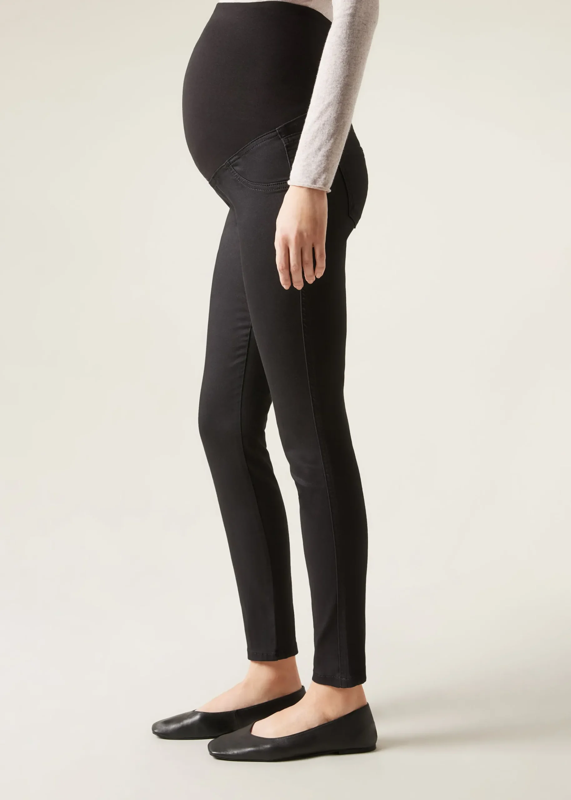 Legging en jean prémaman