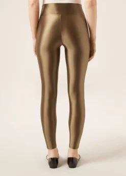 Legging ultra brillant satiné