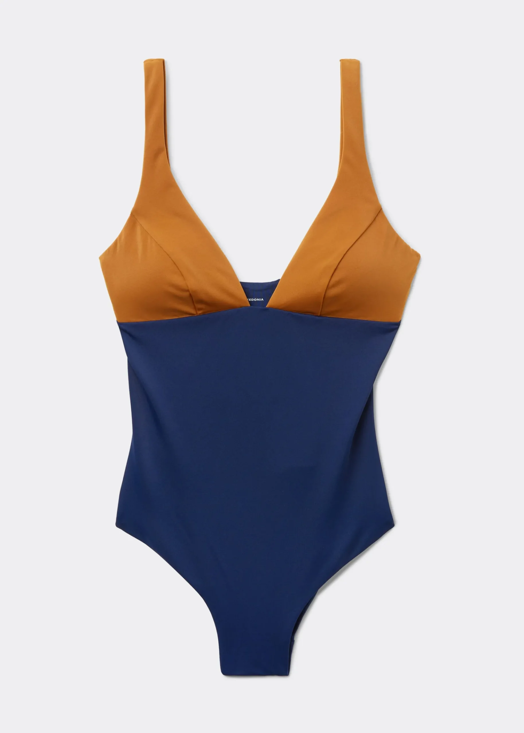 Maillot de Bain Une Pièce Royal Bicolor
