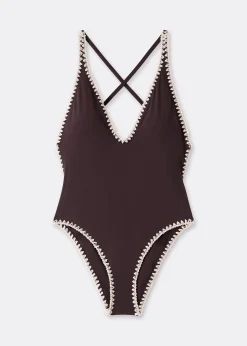 Maillot une pièce Premium Embroidery