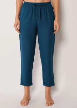 Pantalon en lin et viscose