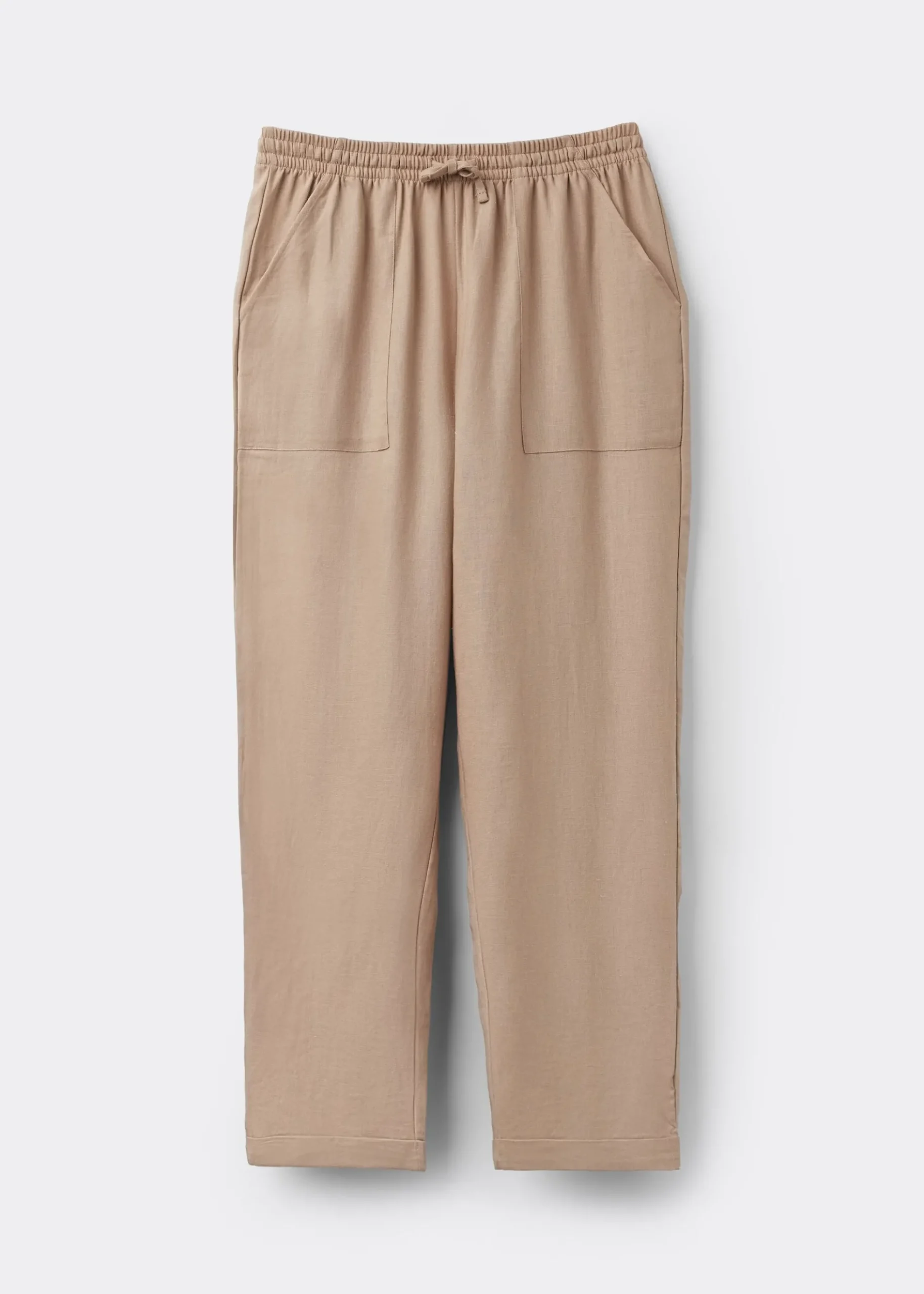Pantalon en lin et viscose