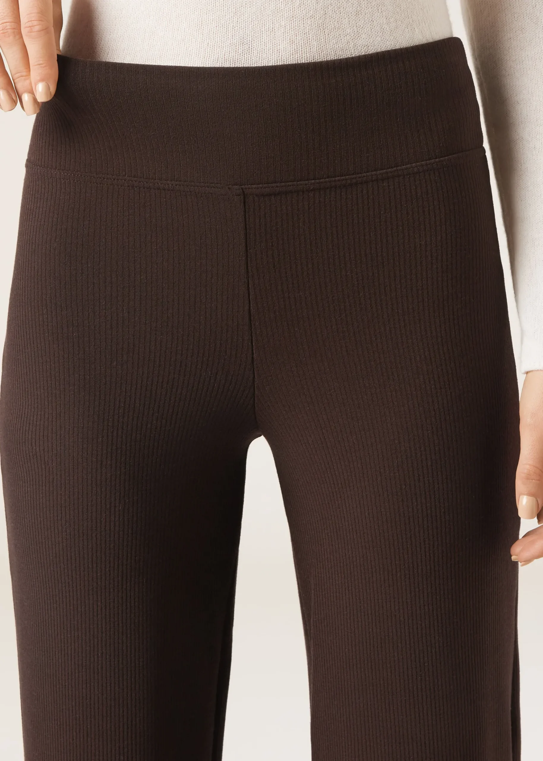 Pantalon Palazzo avec Cachemire