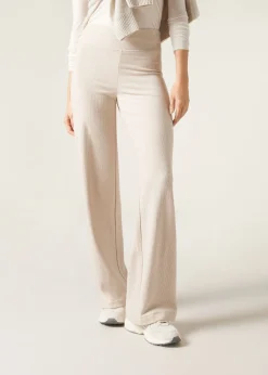 Pantalon Palazzo avec Cachemire