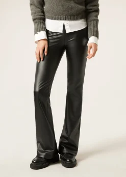 Pantalon Pattes d’éléphant Polaires Effet Enduit