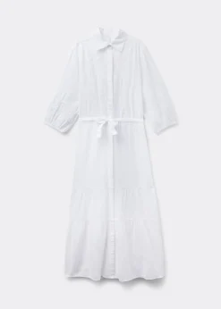 Robe longue brodée