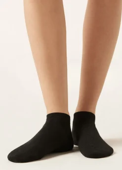 Socquettes en coton et lin unisexes